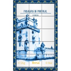 PAISAGENS, LISBOA, rosa, miniatura 26g