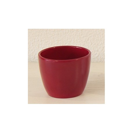 Vaso 9,2cm vermelho