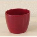 Vaso 9,2cm vermelho