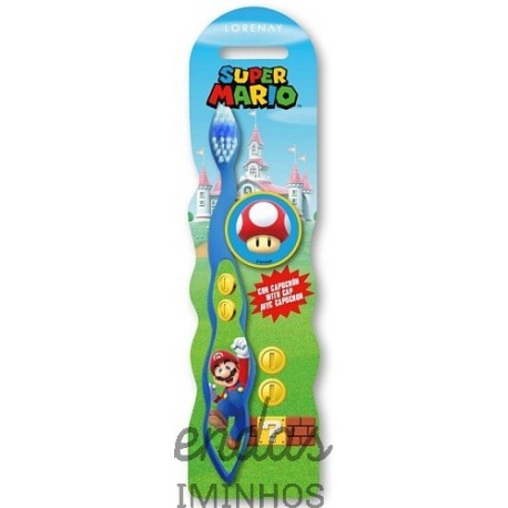 Super Mario escova dentes c/ tampa