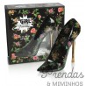 Girl Power EDP100 W, stiletto preto c/ flores