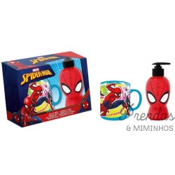 SPIDERMAN conjunto caneca + sg3D dispensador