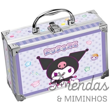 KUROMI, Hello Kitty & Friends mala maquilhagem em aluminio