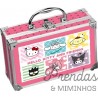 HELLO KITTY & FRIENDS mala maquilhagem em aluminio