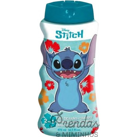 Stitch espuma de banho e champô 2em1, 475ml